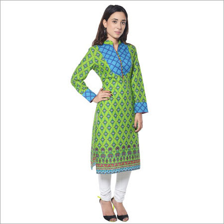 Long Cotton Designer Kurti