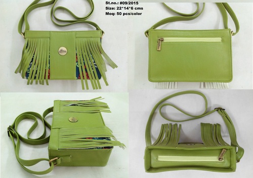 Ladies Green Designer Shoulder Bag