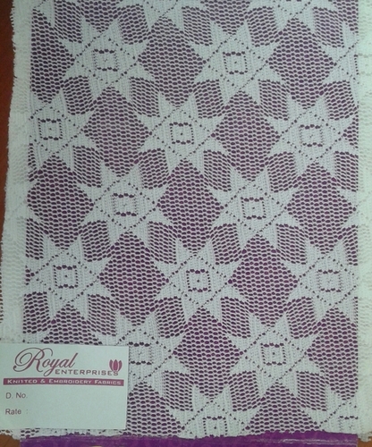Nylon Jacquard - Nylon, 58 Inches Width, 150 GSM, Purple | Durable Fabric, Elegant Geometric Pattern, Soft Texture