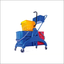 DLX Double Mop Wringer Trolley - 50 Ltr