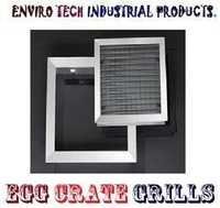 Egg Crate Grilles - Lightweight Aluminum, Custom Dimensions Available, White Color | Low Noise Level, Efficient Airflow, Low Maintenance