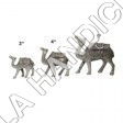 White Metal Camel Set