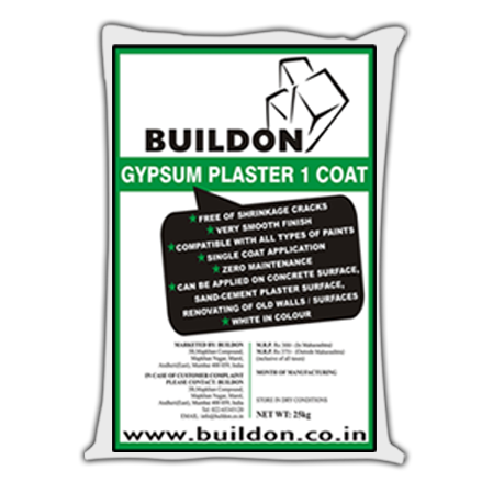 Gypsum Plaster One Coat