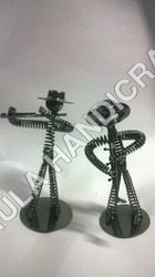 Metal Nuts And Bolts Musician Figurine Music Gift