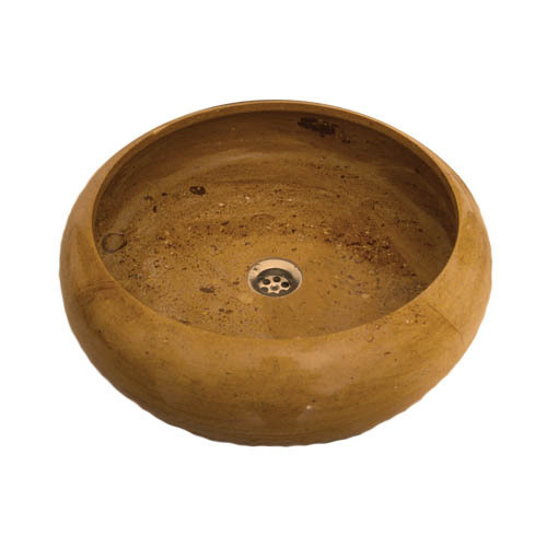 Yellow Round Sink