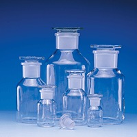 Bottle Reagent,Stoppered,Wide Mouth,with Hexagonal stopper