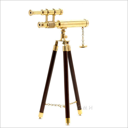 Antique Brass Telescope