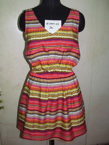 Ladies Wear - Polyester, Medium, 34 Inches, Red | Stylish Design, Comfortable Fit, V-neck, Sleeveless, A-line Style