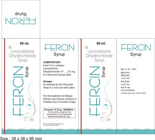 LEVOCETRIZINE DIHYDROCHLORIDE SYRUP