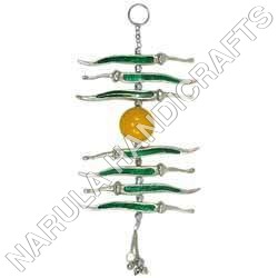 White Metal Door Hangings