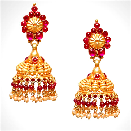 Fancy Gold Earring