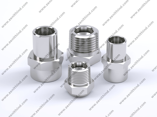 Silver One Touch Pneumatic Fittings