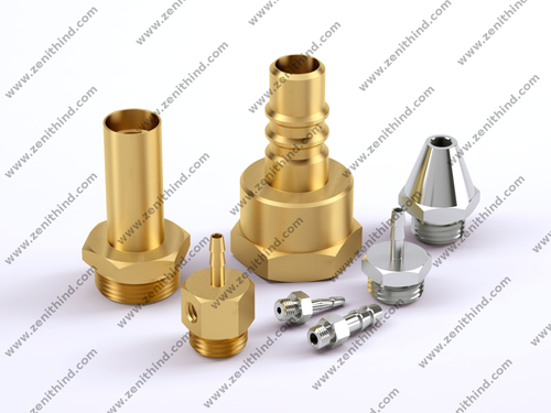 Brass Nipple and Nozzle
