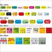 Printed Gun Labels - Paper Material, Various Dimensions, Multicolor Design | Durable, Water Resistant, Permanent Adhesive, Perfect For Retail Applications