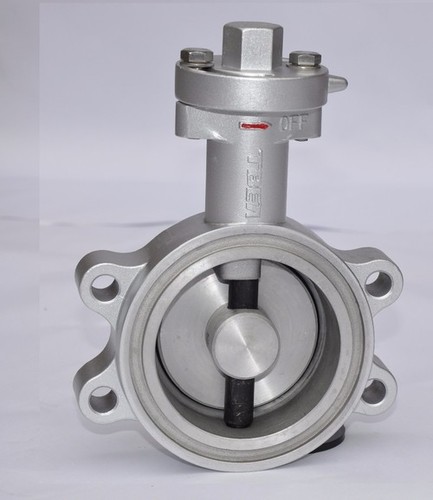 Aluminium magnesium alloy vacuum butterfly valve