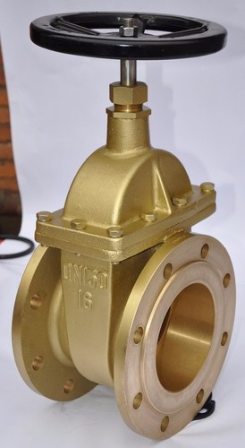 Brass flange gate valve