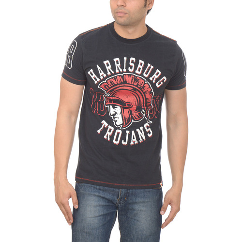 T Shirt - Cotton, Multiple Sizes, Black | Soft Fabric, Stylish Design, Durable, Comfortable Fit, Breathable Material, Screen Printing, Classic Style