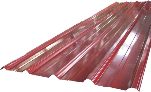 Red Hi Rib Profile Sheets