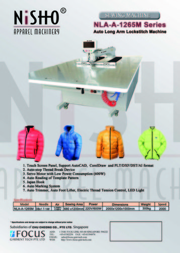 MACHINES FOR JACKETS