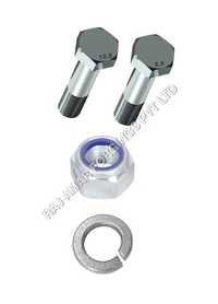 Forged Chain Link Pin and Nut - Steel, 10-98 Weight | Galvanized Surface Treatment, Forged Products for Auto Parts Applications