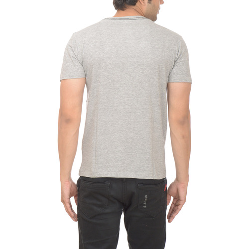 T Shirt - Cotton, Multiple Sizes, Grey | Soft Fabric, Stylish Design, Durable Material, Comfortable Fit, Easy to Wash, Versatile Style, Round Neck, Short Sleeve