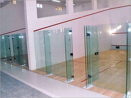 Squash Court Back Wall Glass