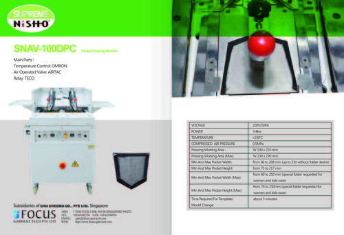 Pocket Creasing Machine