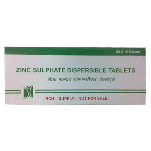 Zinc Sulphate Dispersible Tablets