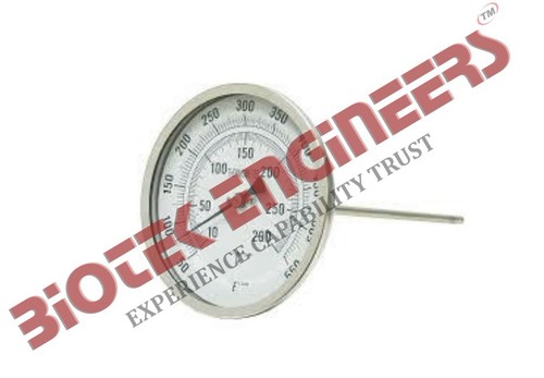 Dial Thermometer with Rod in center