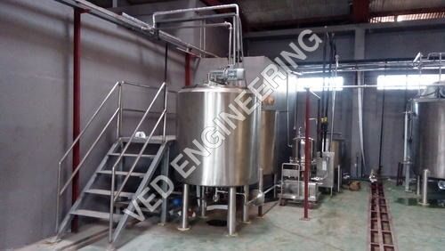 Juice & Beverage Plant - Stainless Steel Assembly, High Efficiency Processing System, Multi-Function Versatility