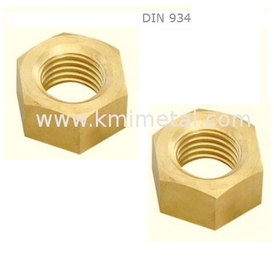 Brass Hex Nut DIN-934