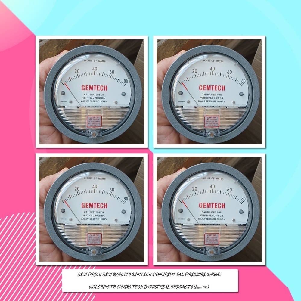 GEMTECH Differential Pressure Gauge Wholesaler From Koraput Odisha