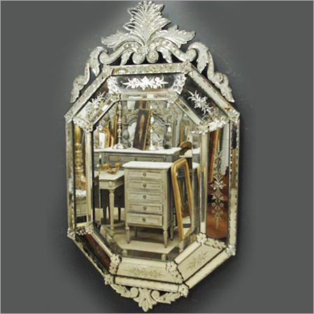 Antique Glass Mirror