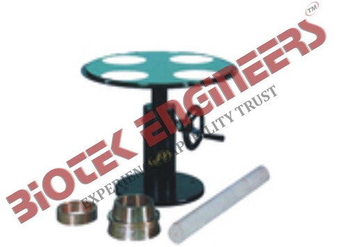 Flow Table Hand Operated Steel Top