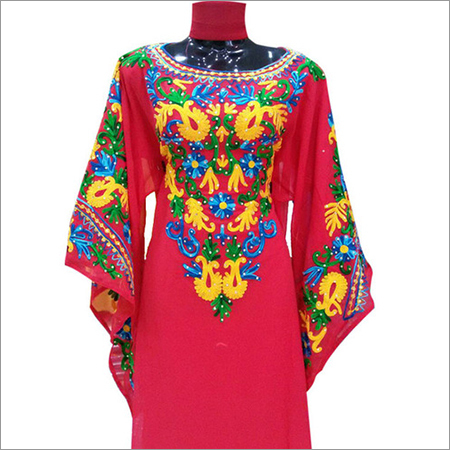 embroidered kaftan