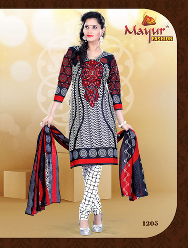 Printed Cotton Dress Material Printed Cotton Dress Material