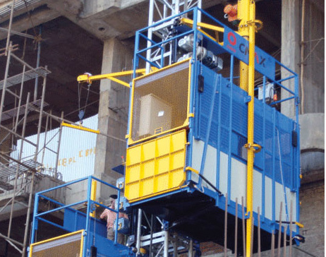 Passenger and Material Hoist Double Cage