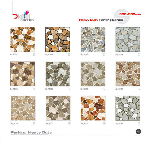 Multi Color Digital Parking Floor Tiles