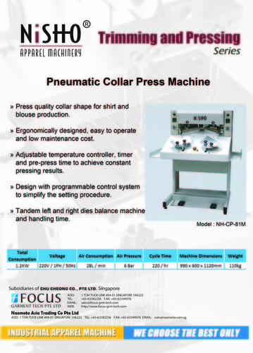 COLOR TURNING AND TRIMMING MACHINE.