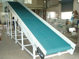 Inclined Super Grip belt Conveyor