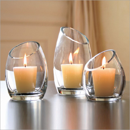 Glass Candle Holder