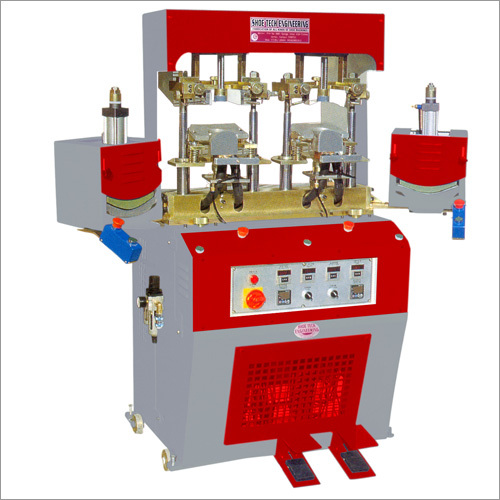 Toe Moulding Machine - Alloy Steel, 150x80x100 Cm, 3-Phase 440V, 1000 Units/Hr | Durable Design, Easy Operation, Precise Molding, Robust Build
