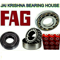 Automotive Ball Bearings Fag - Stainless Steel, Double Row, Silver | Supports High Radial And Axial Loads, Efficient Force Guidance