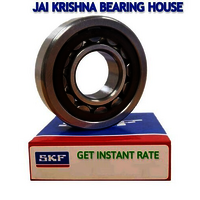 Cylindrical Roller Bearings Skf - Stainless Steel, Single Row, Silver | Grease Lubrication, Low Vibration, Corrosion Resistance, Precision Engineering