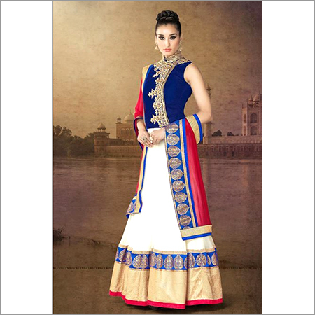 Blue Color Anarkali Salwar suit