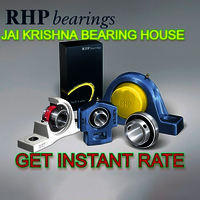 Industrial Thrust Roller Bearings Nsk - Stainless Steel, Double Row, Silver | Grease Lubricated, Designed For Machinery Use