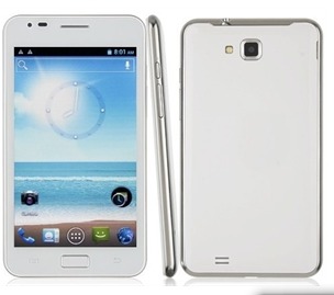 Smart Phone Android 4.0 OS MTK6575 1.0GHz 3G GPS WiFi 5.2 Inch- White