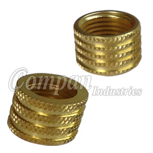 Brass Diamond Knurling Insert