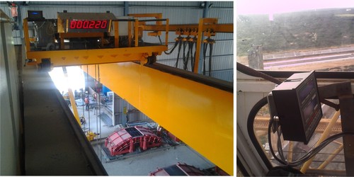 Rated Capacity Indicator (RCI) system for Semi Gantry Crane