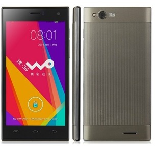 Smartphone MTK6582 Quad Core 1.3GHz 1GB 8GB 5.0 Inch IPS Screen 8.0MP Camera